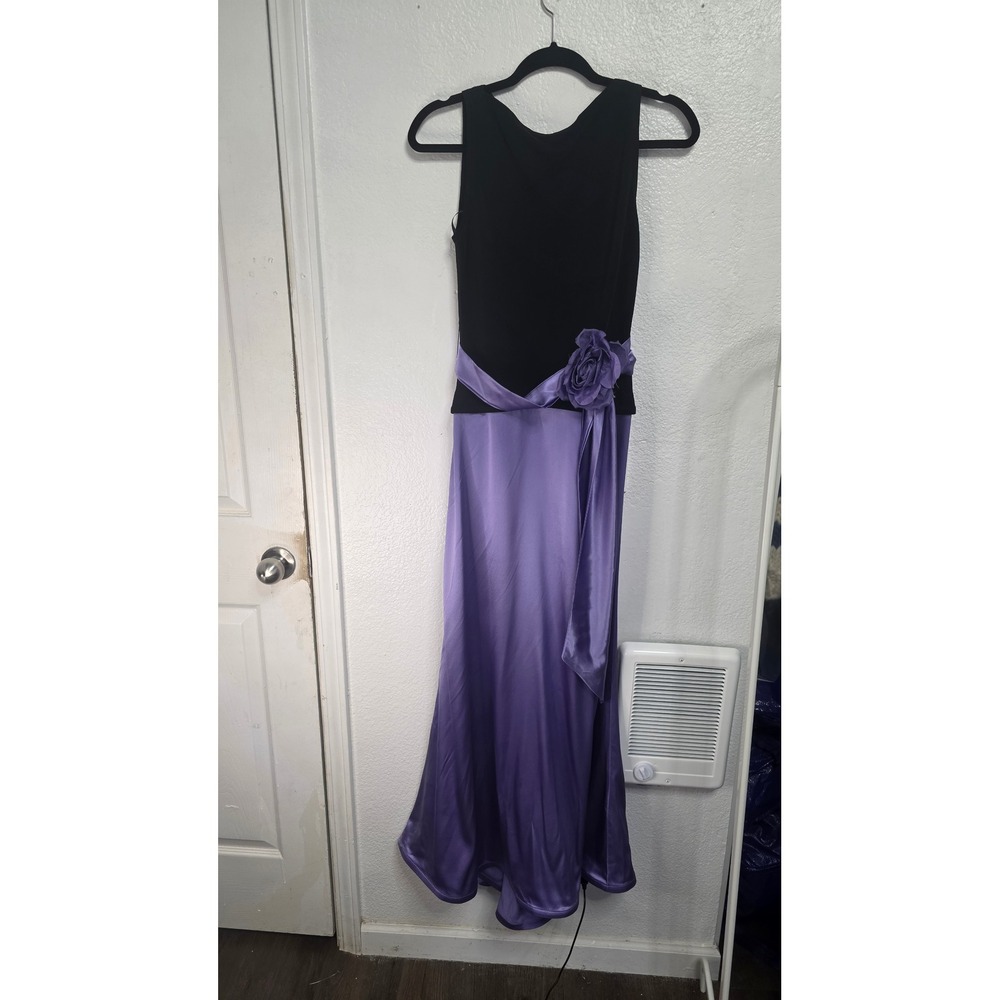 Tadashi Shoji Formal Gown Women Size 2 Black Purple New With Tags As Is